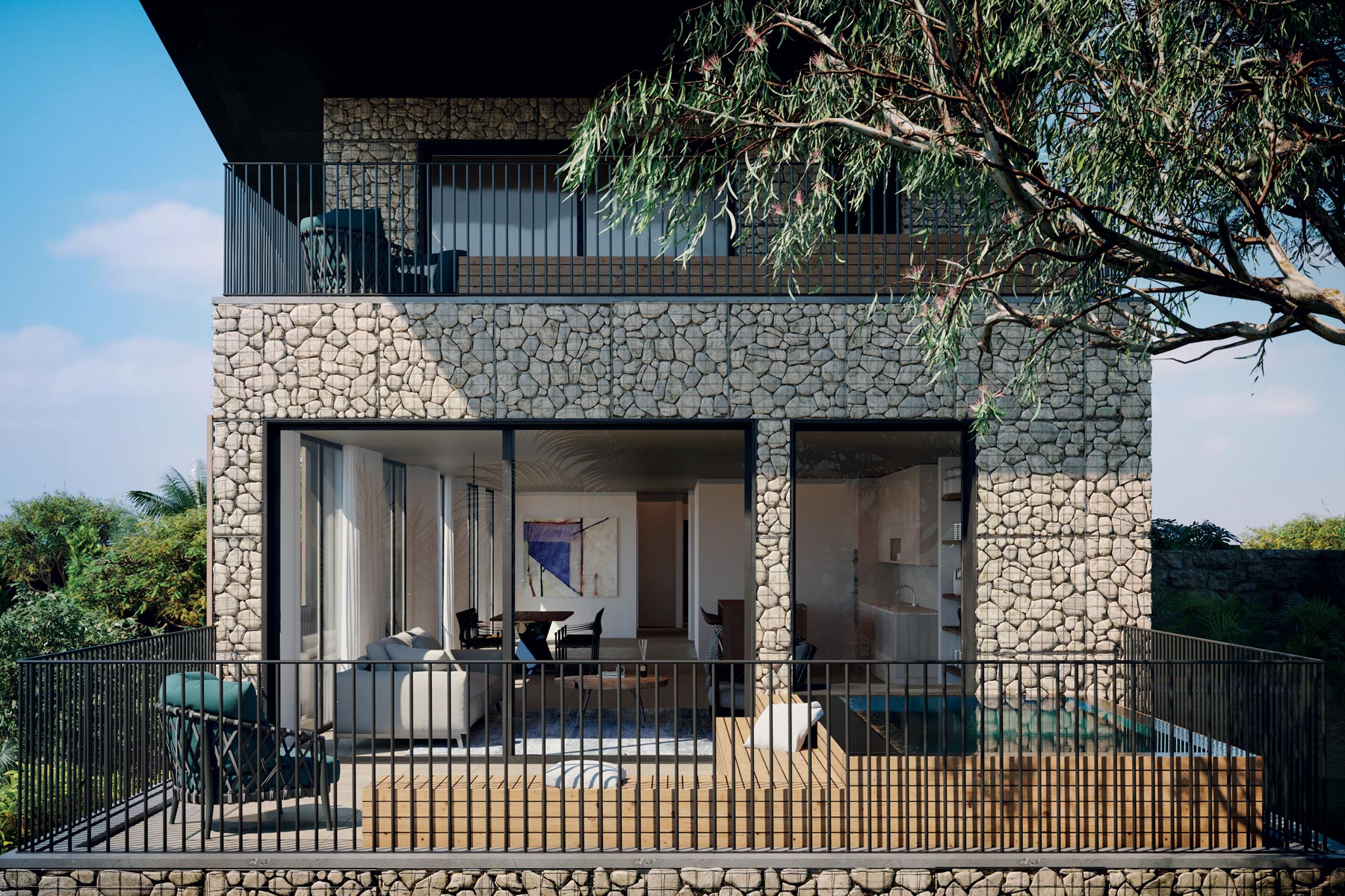 Viviendas con increíble diseño y vistas al mar en Cala Mayor, disponibles este verano.