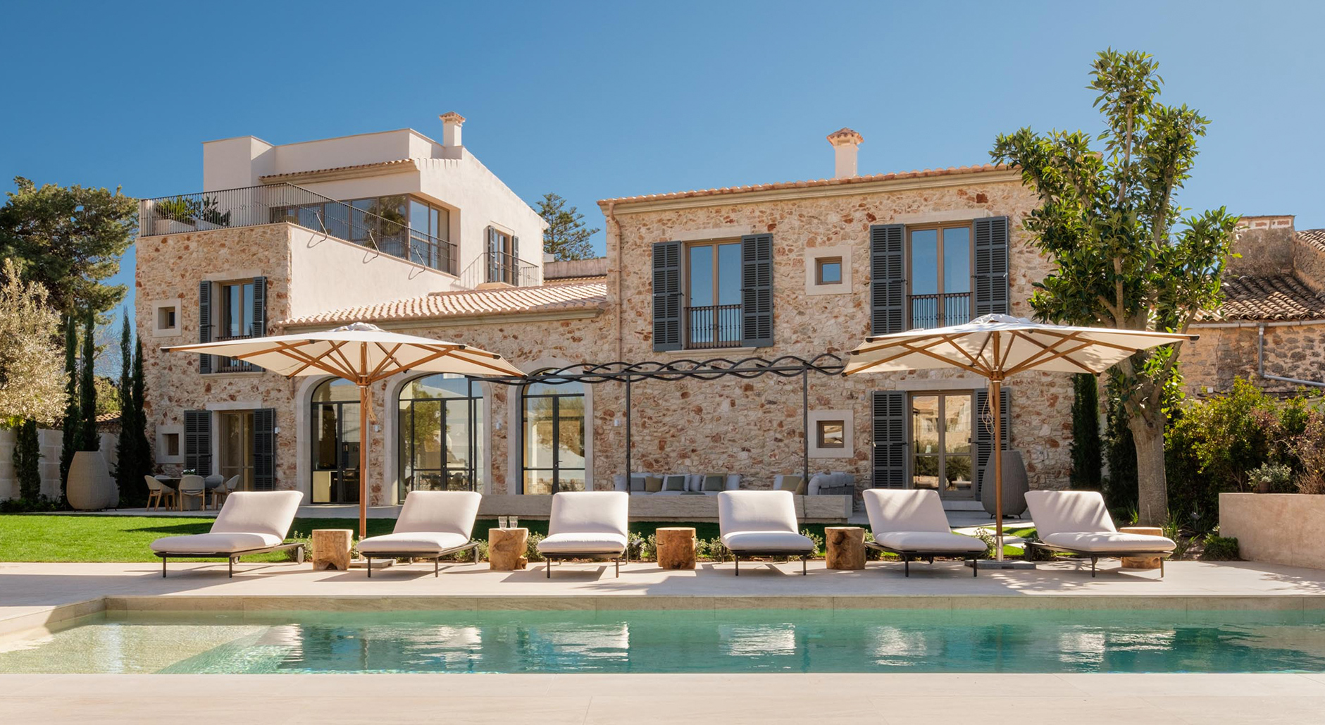 Una finca espectacular de nueva construcción en el corazón de Santanyi
