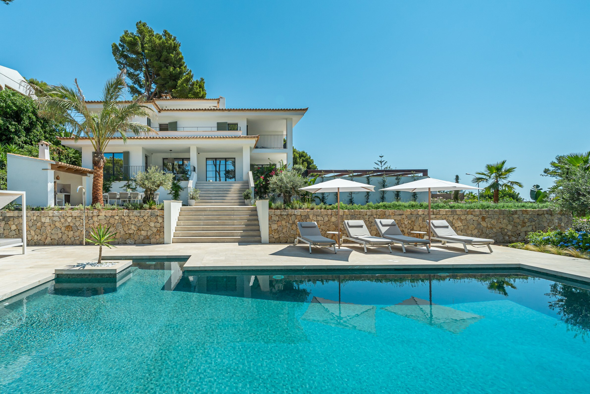 Villa con impresionantes vistas al mar en  Cas Catala