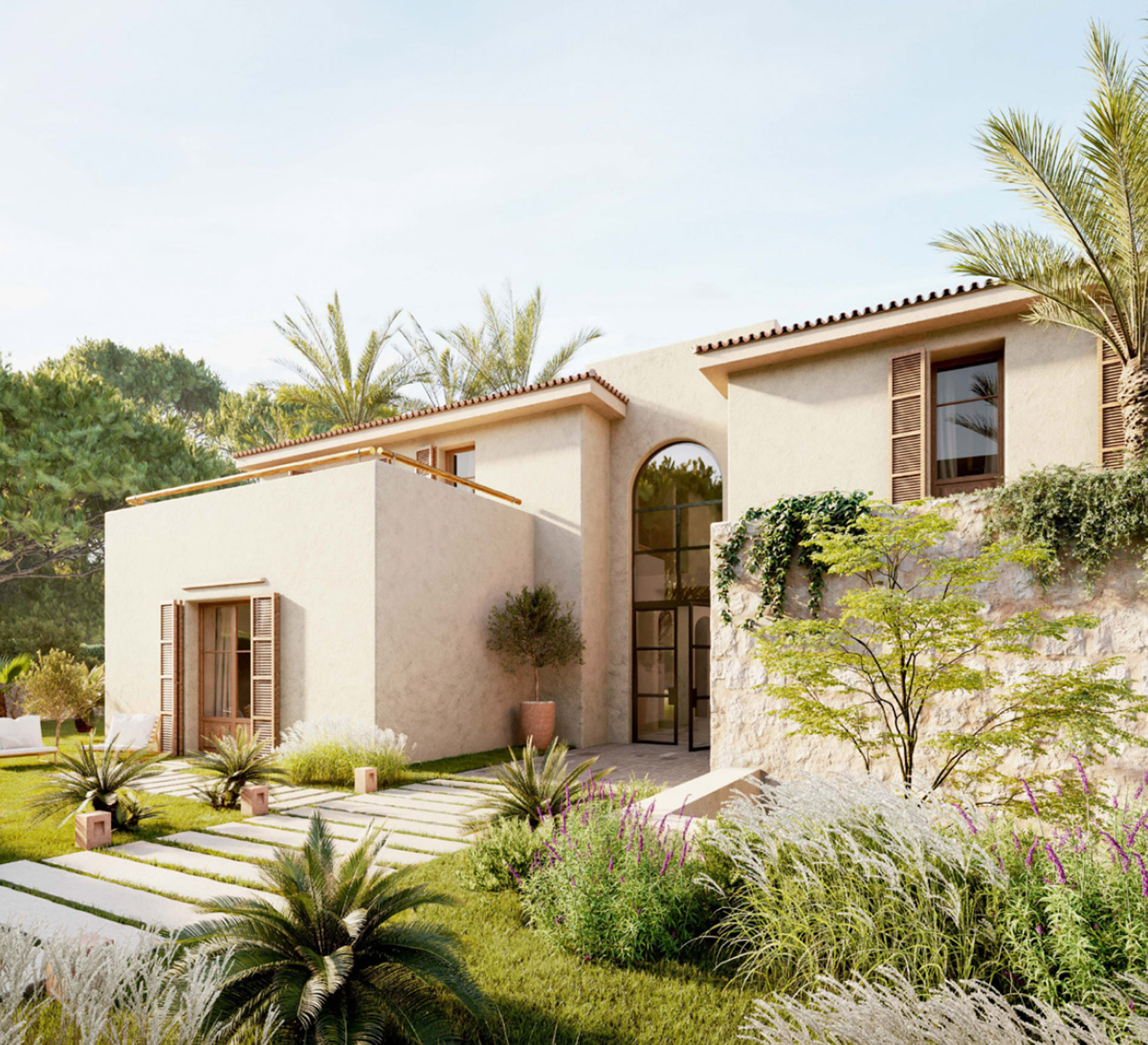 Espectacular villa en construcción, muy cerca del club de vela en Puerto Andratx