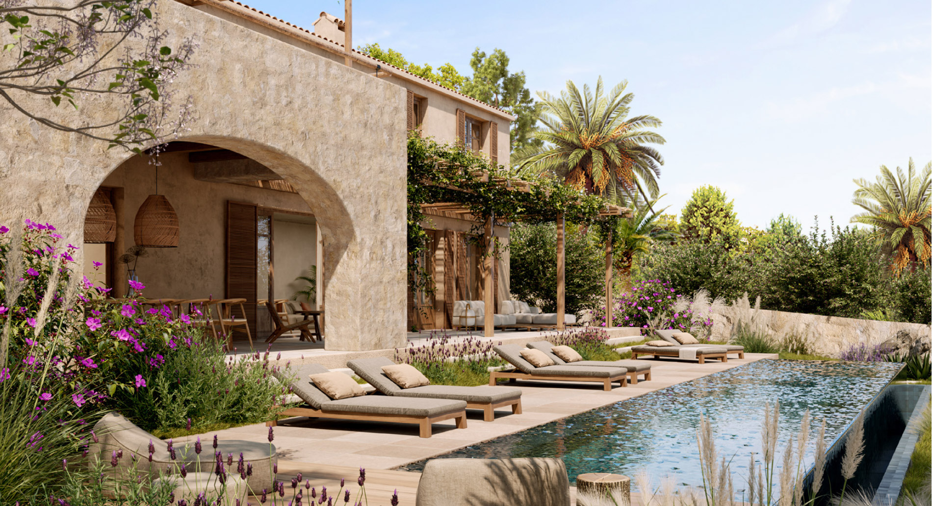 Villa en construcción en el idílico enclave de Puerto de Andratx