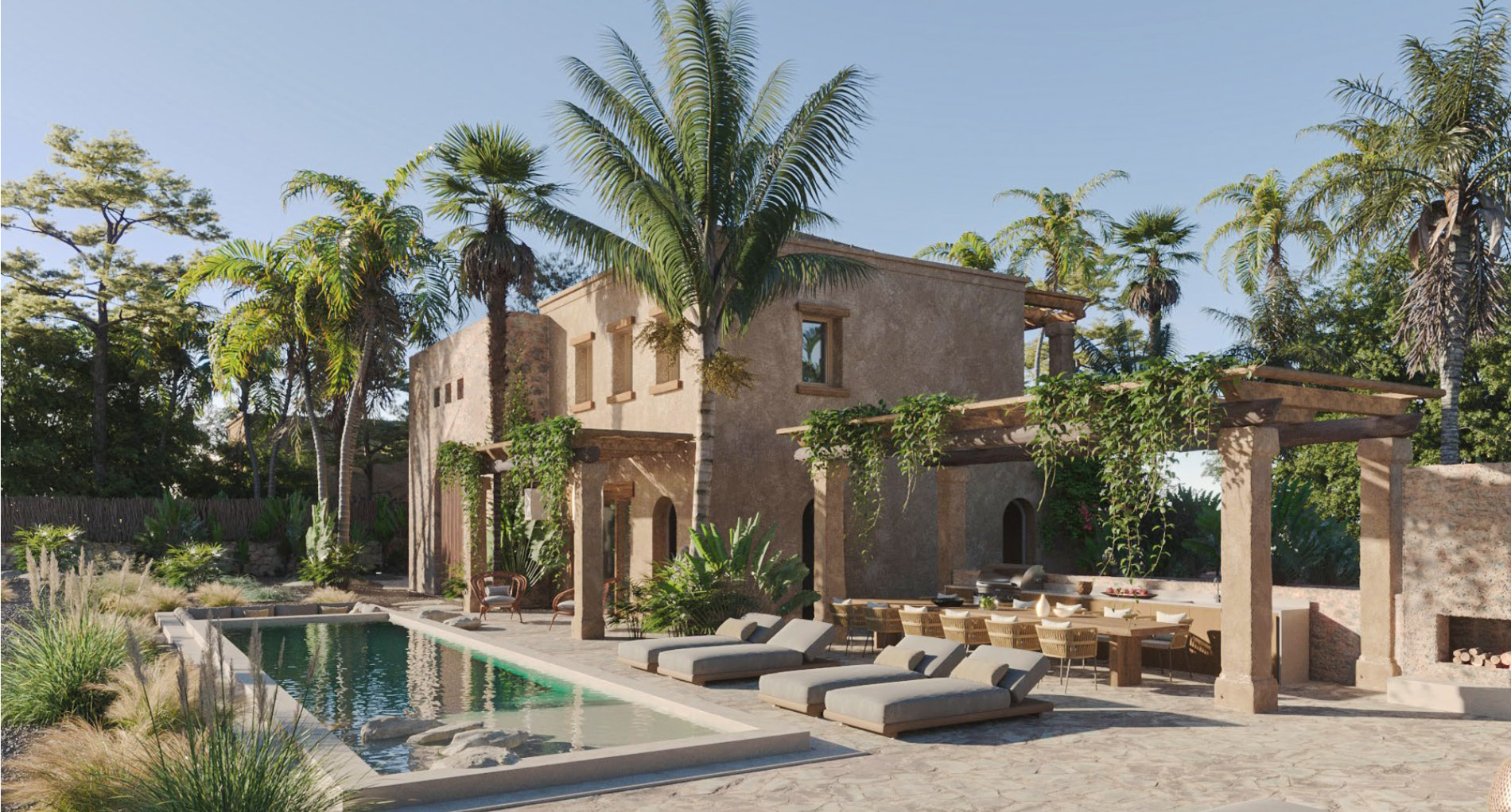 Oasis urbano en un impresionante lugar en el famoso Port Adriano