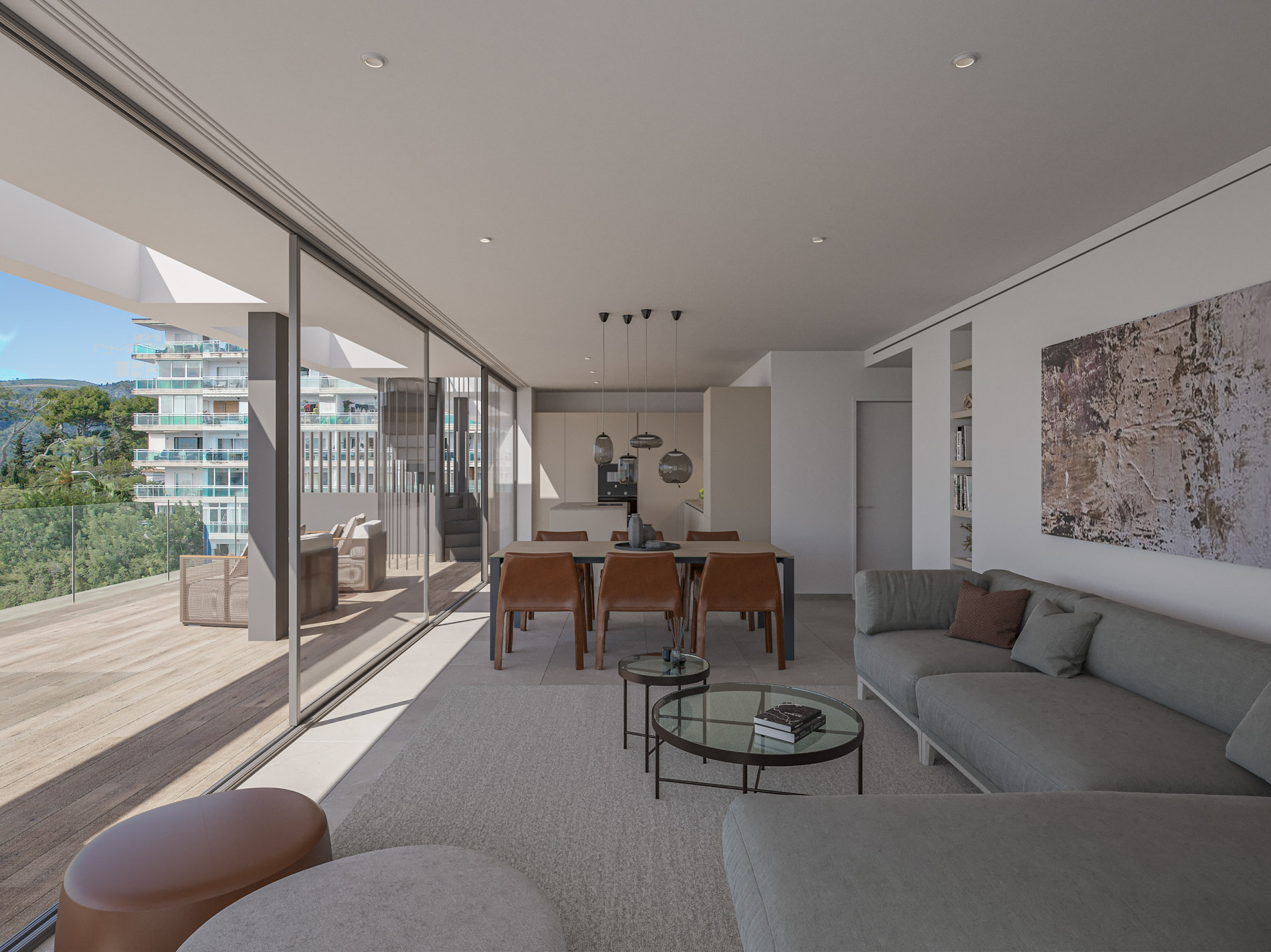 Apartamento en nuevo complejo residencial, cerca del palacio Marivent, Cala Major