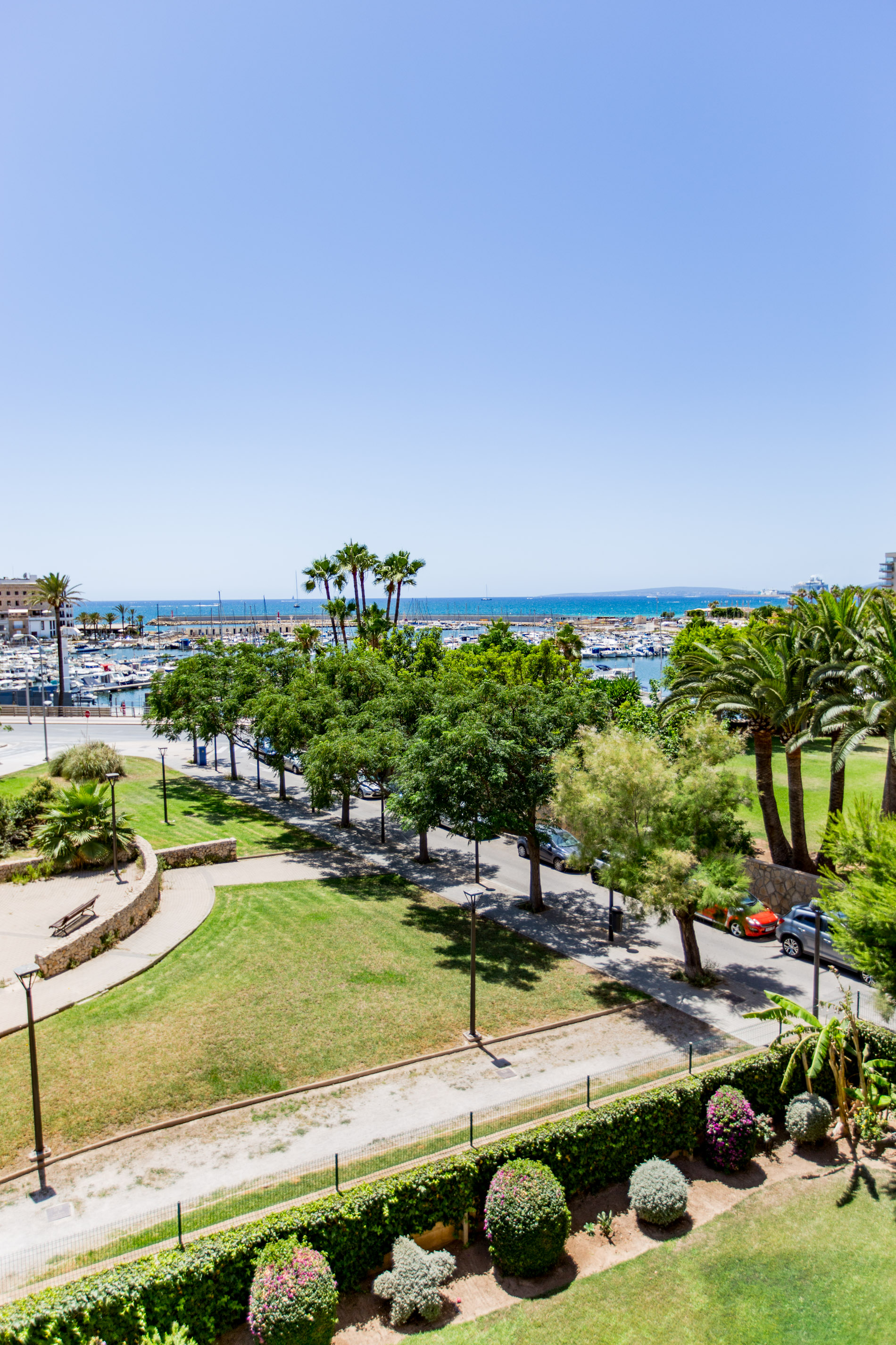 Piso con vistas al mar y al puerto en Portixol