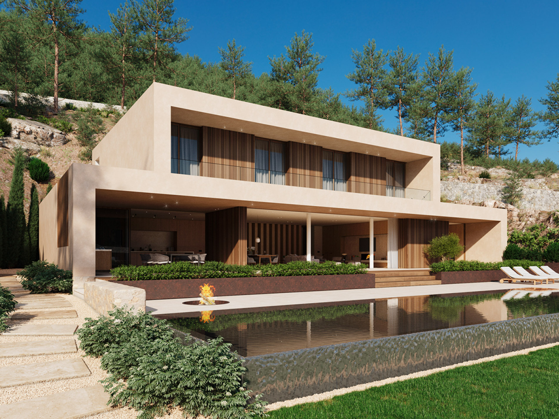 Villa moderna en la prestigiosa zona de Son Vida