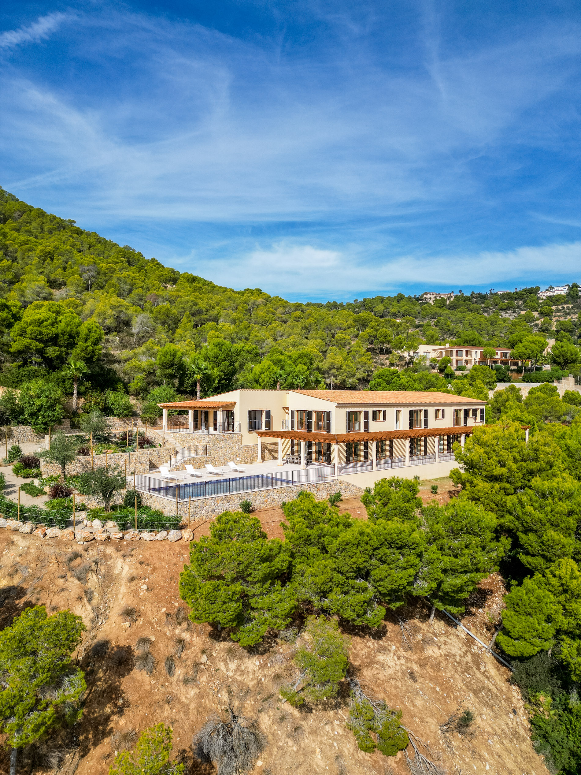 Totally private rustic finca, just minutes from the cosmopolitan Port of Andratx.