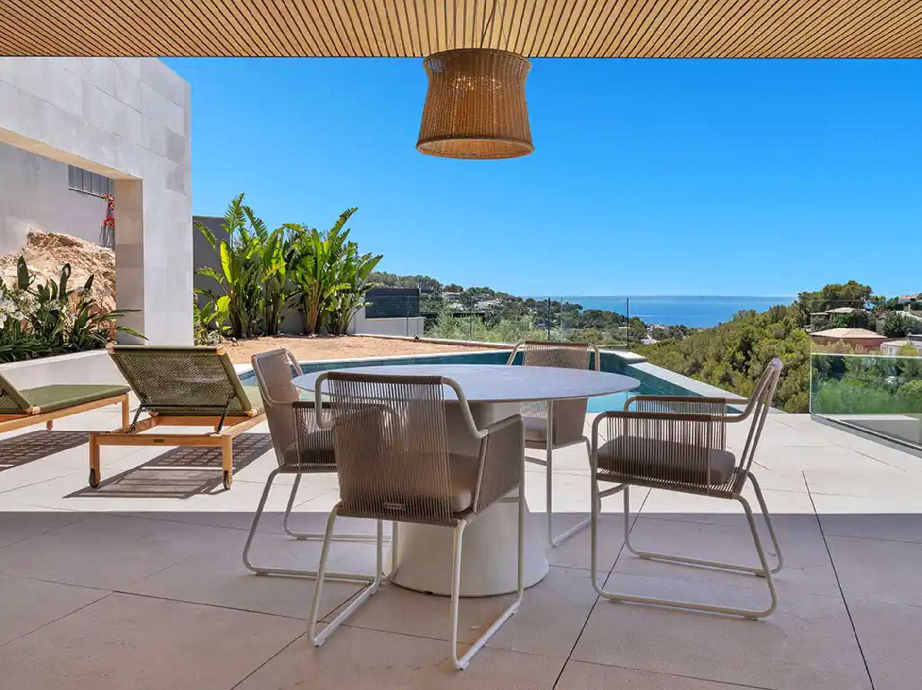 Impresionante villa moderna con vistas al mar en Costa d'en Blanes