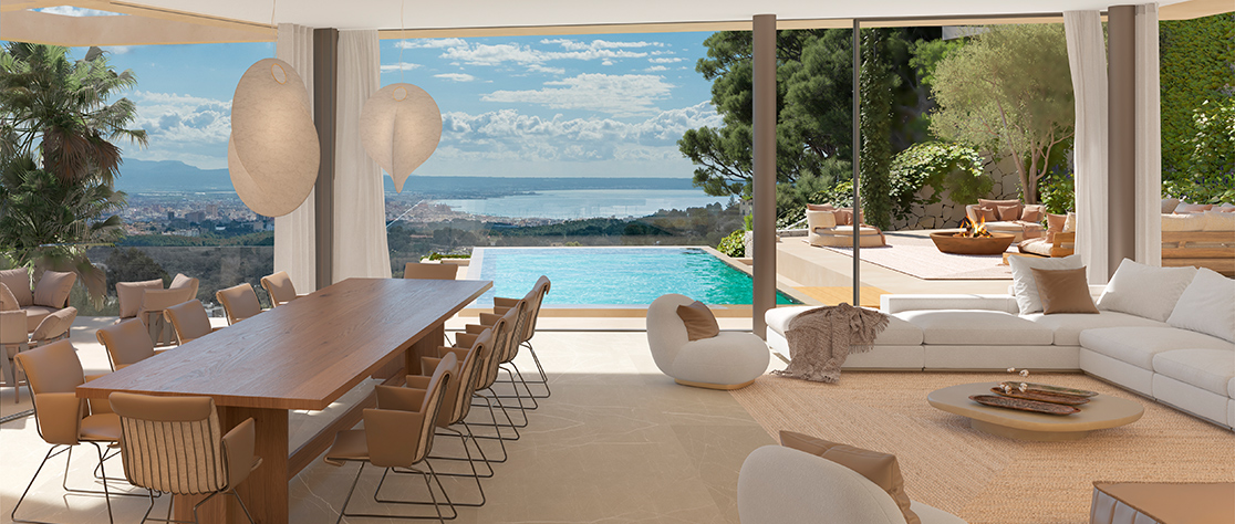 Excepcional solar con proyecto aprobado en Son Vida