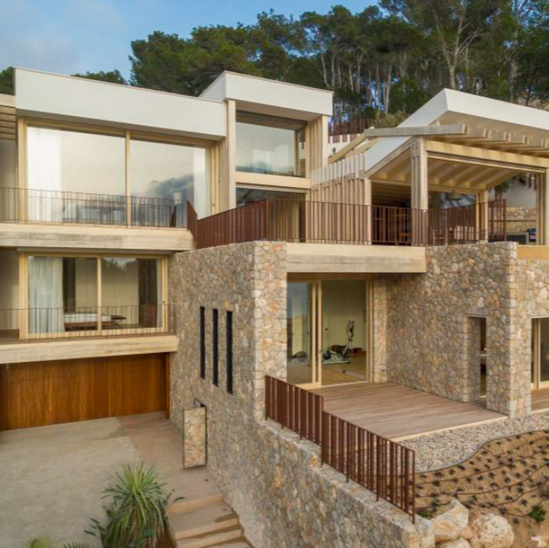 Villa con vistas panoramcias al mar en Camp de Mar