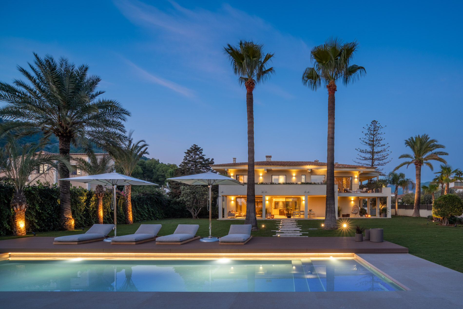 Casa de diseño en Sa Font Seca, Bunyola, equilibrio entre naturaleza y bienestar