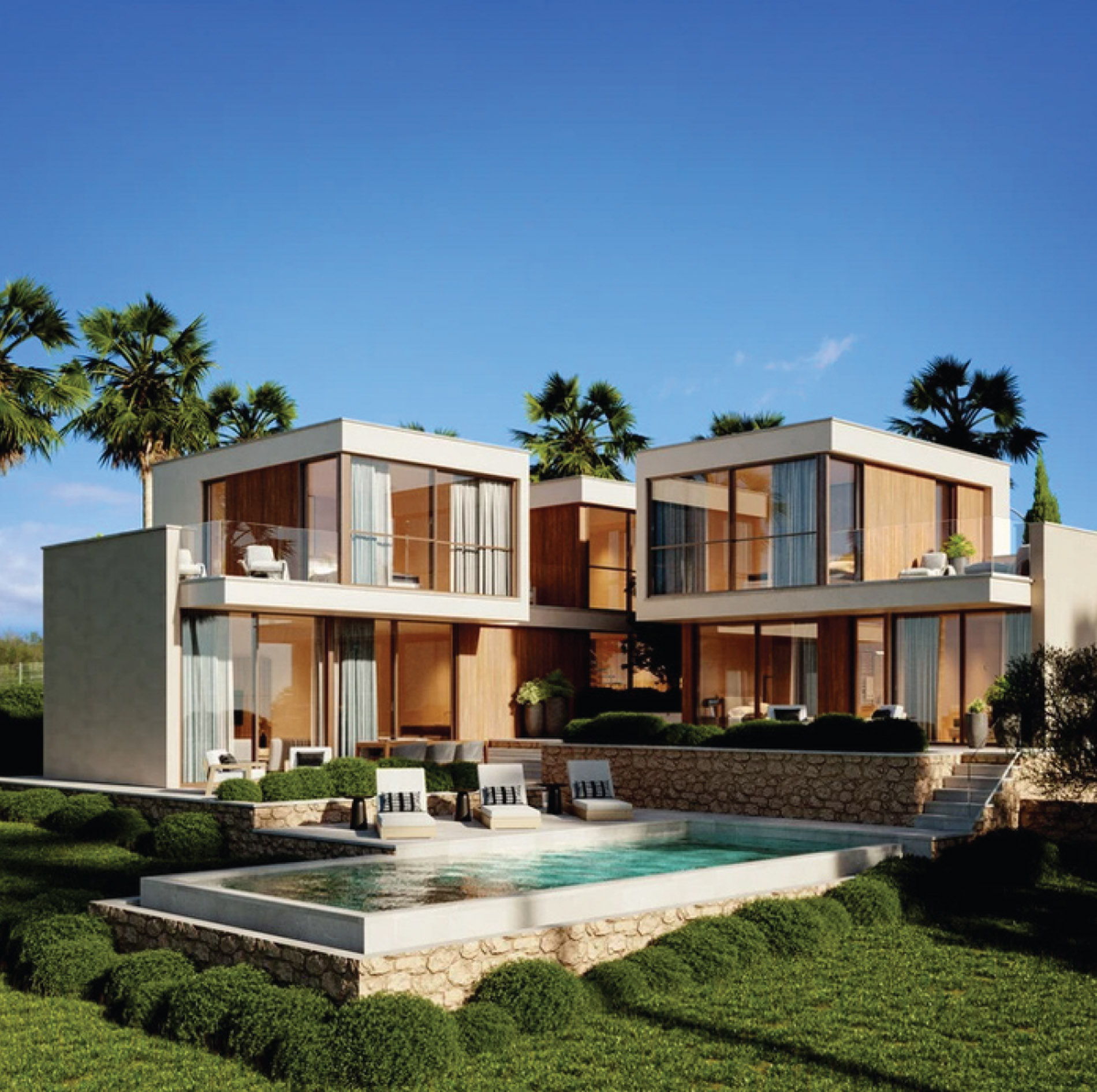 Arquitectura moderna y naturaleza en la zona emergente de Son Gual