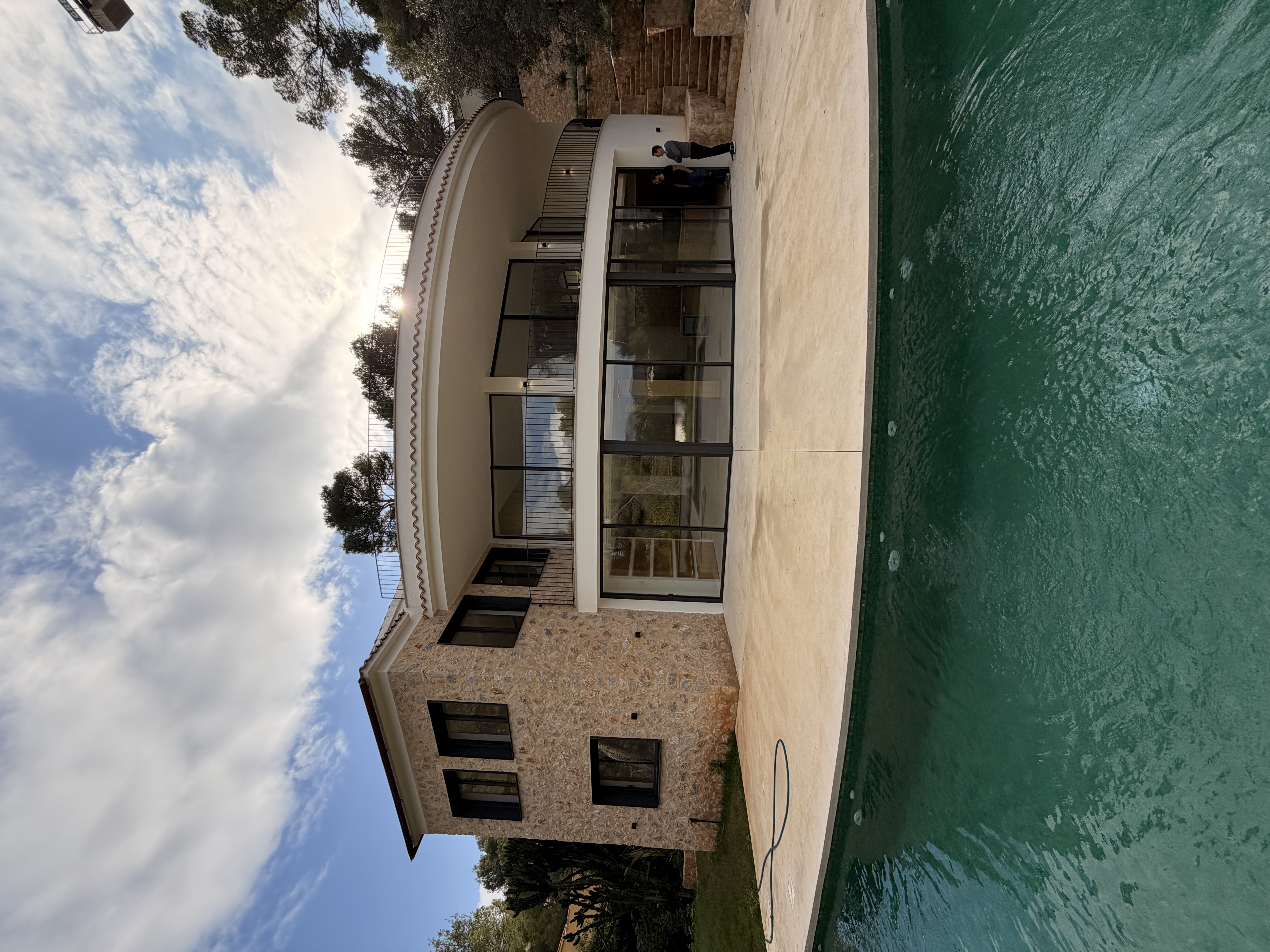 Villa reformada con vistas ligeras al mar en Costa de la Calma