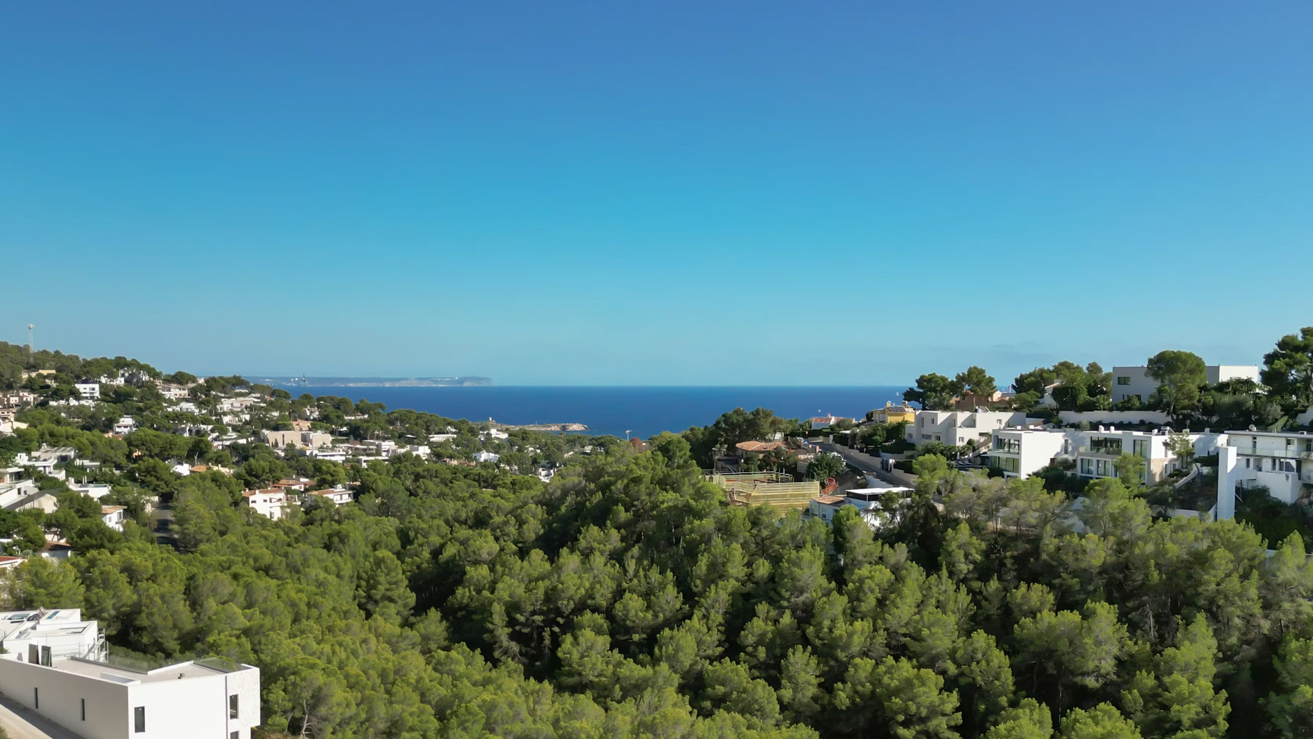 Impressive modern villa with panoramic sea views in Costa d'en Blanes.
