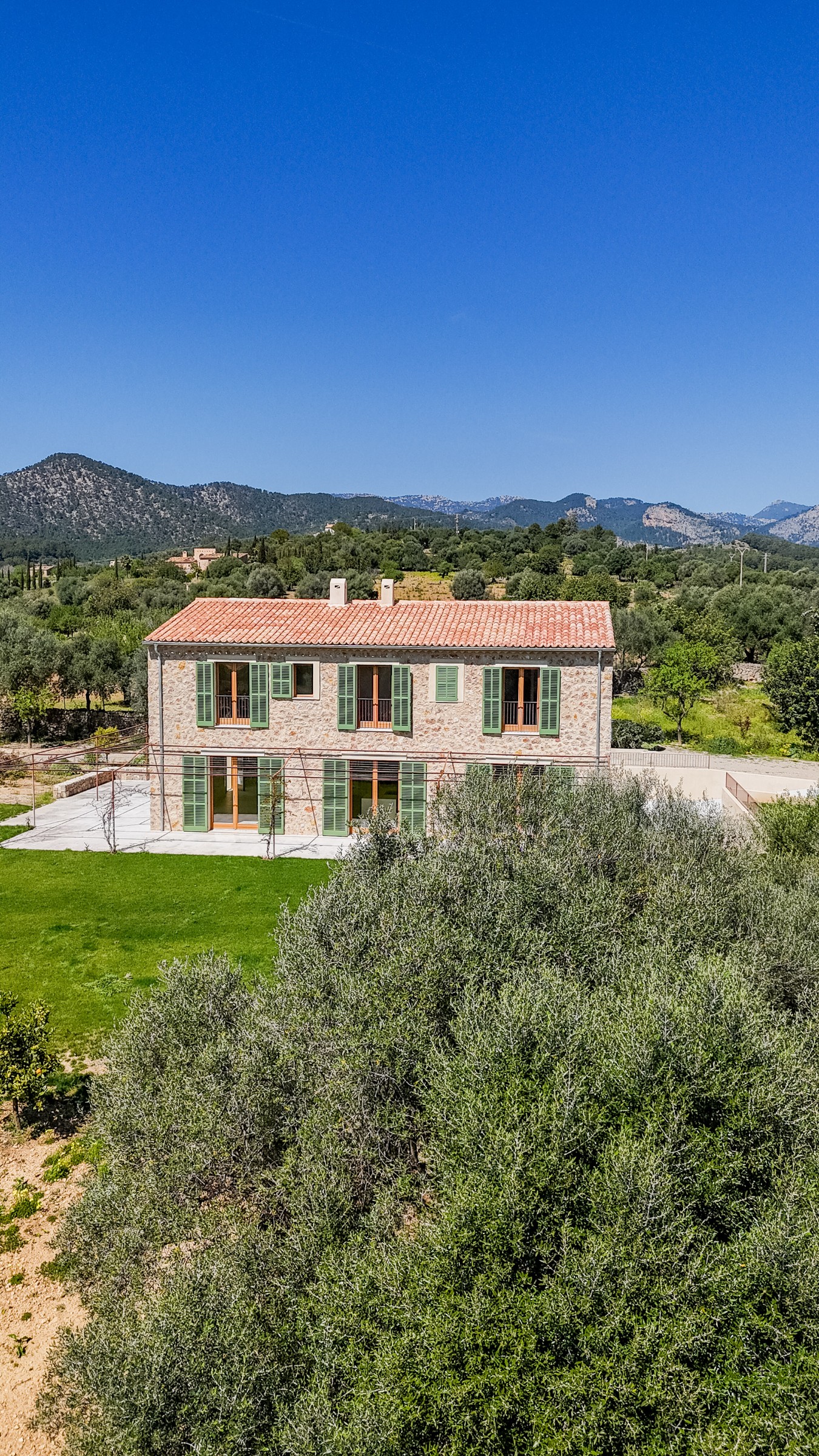 Finca rústica entre Santa Maria y Alaró con vistas a la Tramuntana